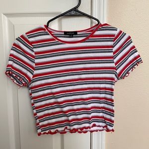 ‼️3/$10‼️Stripped Crop Top